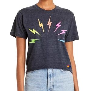Aviator Nation Sunset Bolt Boyfriend Tee